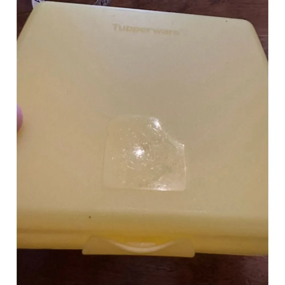 Vintage 1990’s Yellow Tupperware Sandwich Keeper